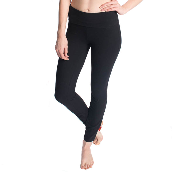 VS Cotton Yoga Mid-Rise Foldover Leggings