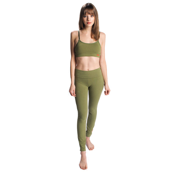 Truth Freedom Mid-Rise Fold Over Waist Legging - Straight Fit