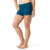 Love Yoga Shorts - Teal