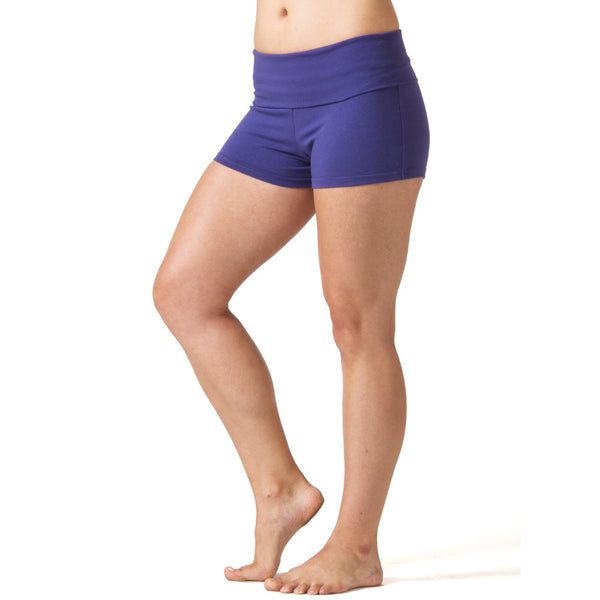 Love Yoga Shorts - Deep Purple