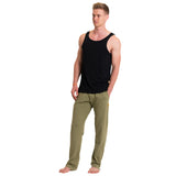 Men's Loose Yoga Pants  | Olive, army green