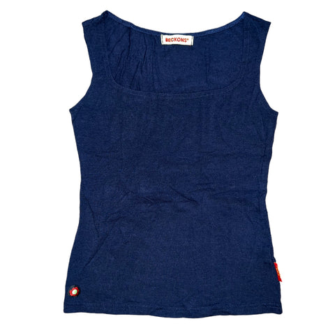 Strength Bamboo Tank Top - Navy