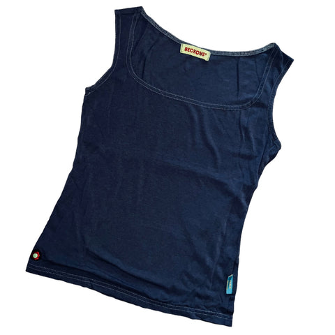 Strength Bamboo Tank Top - Blue Gray