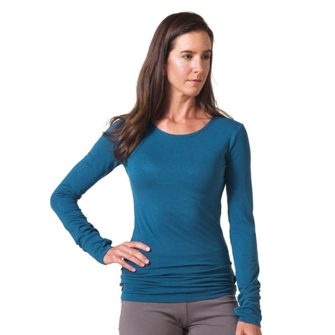 Strength Bamboo Long Sleeve T-Shirt - Teal