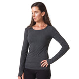 Strength Bamboo Long Sleeve T-shirt - Heather Gray