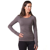 Strength Bamboo Long Sleeve T-shirt Gray