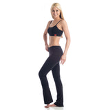 Love Boot Cut Leggings for Yoga - Black