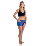 Love Yoga Shorts - Royal Blue