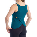 Wisdom Sleeveless Yoga Top - Teal