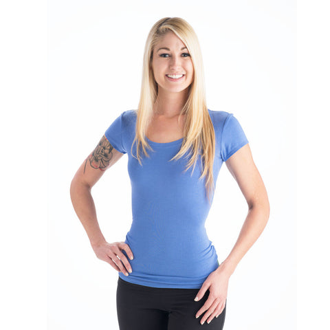 Strength Bamboo T-Shirt - Periwinkle