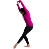 Strength Bamboo Long Sleeve T-shirt - Fuchsia/Red