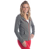 Strength Zippered Hoodie - Charcoal